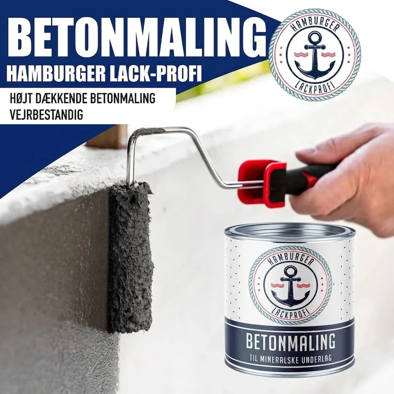 Betonfarbe Honiggelb RAL 1005 mit Lackierset (X300) - Hamburger Lack-Profi