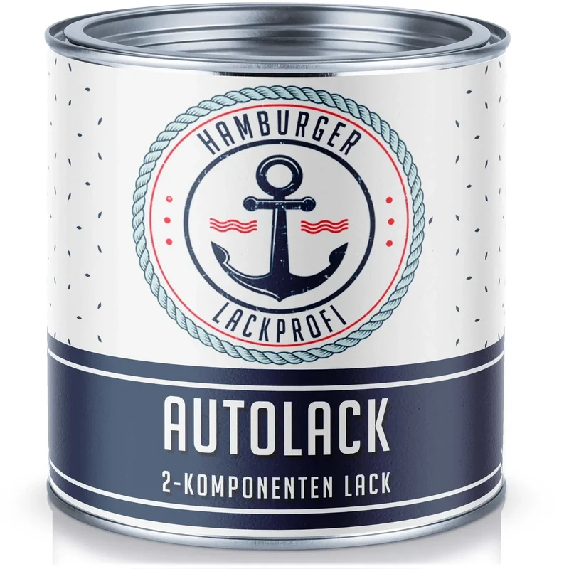 2K Autolack in Graphitschwarz RAL 9011 mit Lackierset (X300) - Hamburger Lack-Profi
