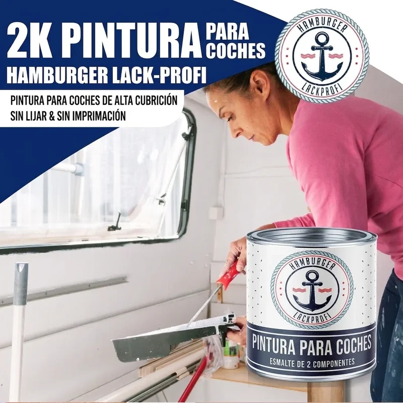 2K Autolack in Graphitschwarz RAL 9011 mit Lackierset (X300) - Hamburger Lack-Profi