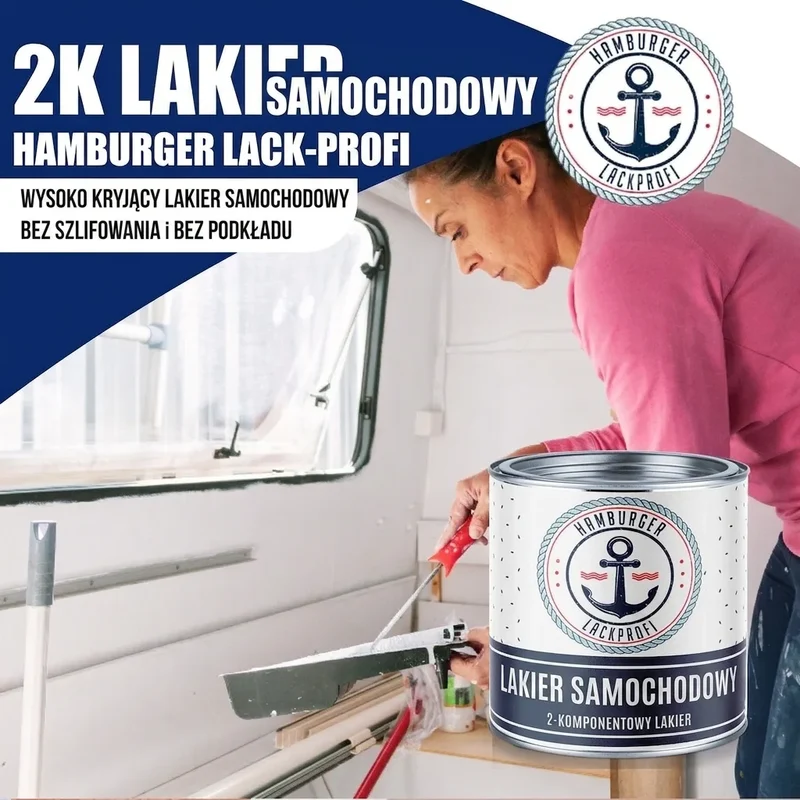 2K Autolack in Graphitschwarz RAL 9011 mit Lackierset (X300) - Hamburger Lack-Profi