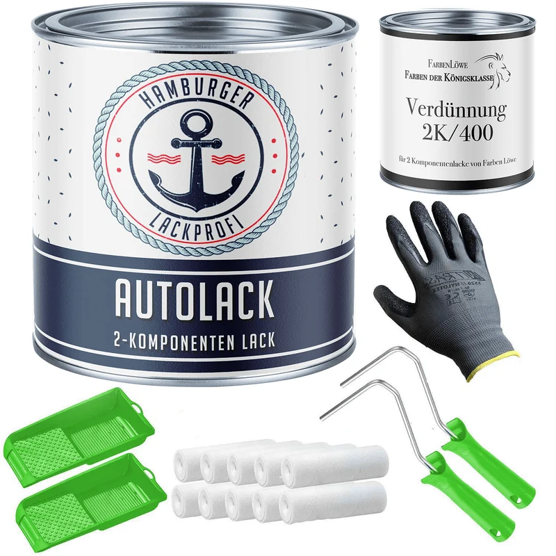 2K Autolack in Beigebraun RAL 8024 mit Lackierset (X300) - Hamburger Lack-Profi