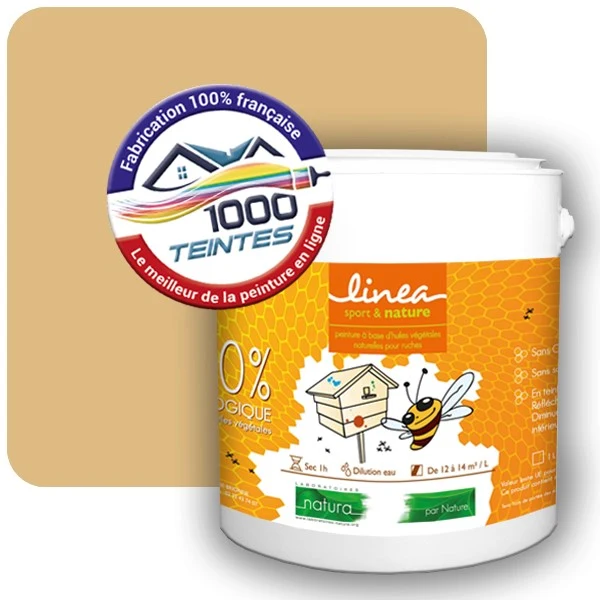 Peinture Natura Linéa® Les Jaunes (Mille Teintes E6-28) Ruche SATIN