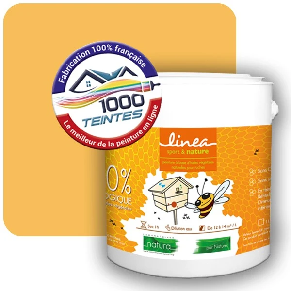 Peinture Natura Linéa® Les Jaunes (Mille Teintes E6-3) Ruche SATIN