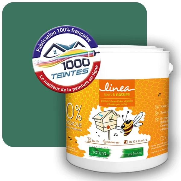 Peinture Natura Linéa® Vert Patine (RAL Classic 6000) Ruche SATIN