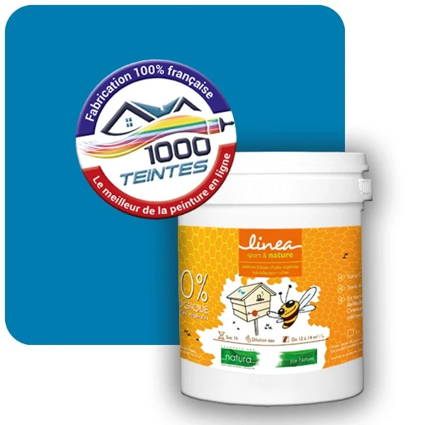 Peinture Natura Linéa® Bleu Ciel (RAL Classic 5015) Ruche SATIN