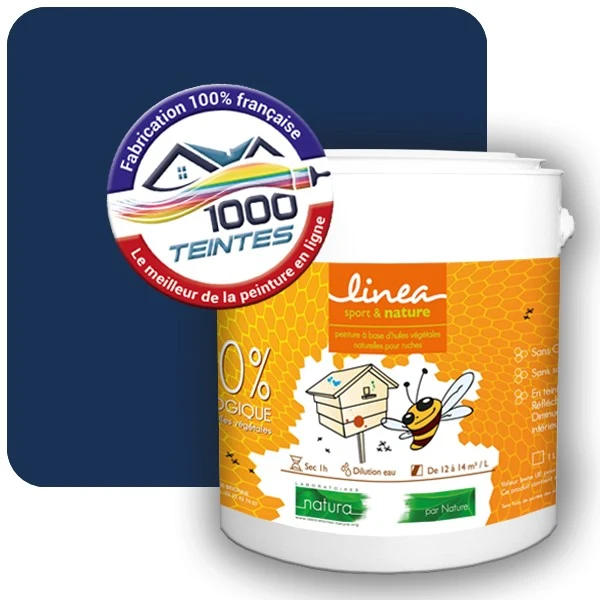 Peinture Natura Linéa® Bleu Cobalt (RAL Classic 5013) Ruche SATIN