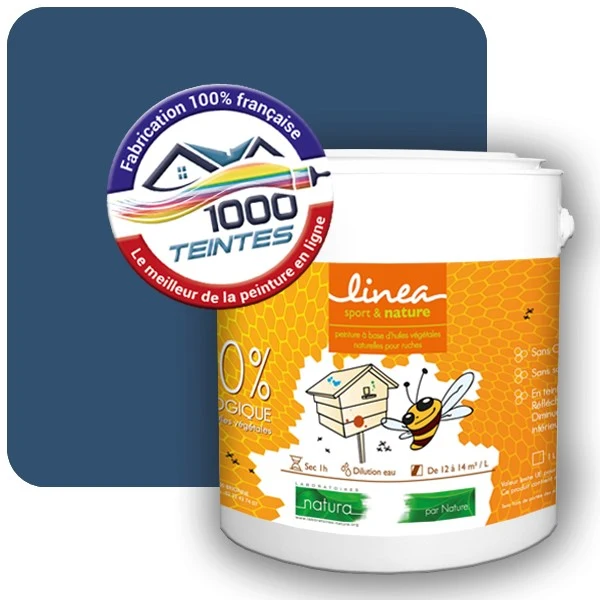 Peinture Natura Linéa® Bleu Violet (RAL Classic 5000) Ruche SATIN