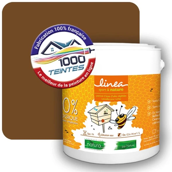 Peinture Natura Linéa® Brun Olive (RAL Classic 8008) Ruche SATIN