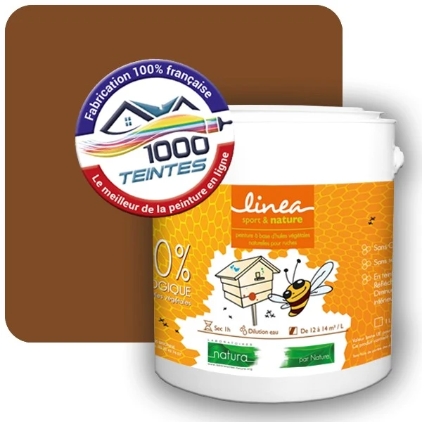 Peinture Natura Linéa® Brun Argile (RAL Classic 8003) Ruche SATIN