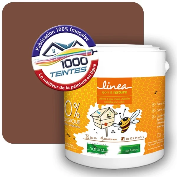Peinture Natura Linéa® Brun de Sécurité (RAL Classic 8002) Ruche SATIN