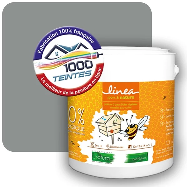 Peinture Natura Linéa® Gris Signalisation A (RAL Classic 7042) Ruche SATIN