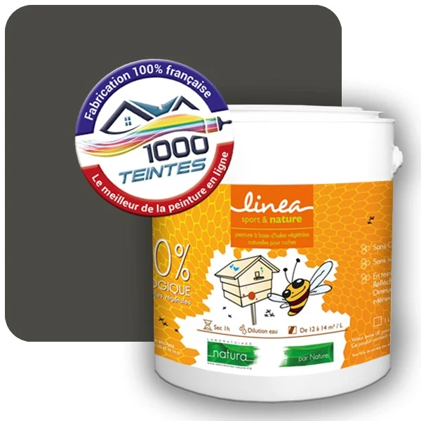 Peinture Natura Linéa® Gris Terre d'ombre (RAL Classic 7022) Ruche SATIN