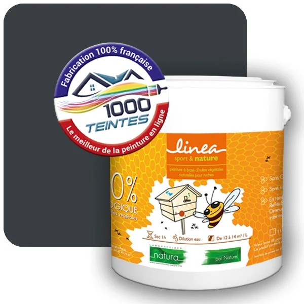 Peinture Natura Linéa® Gris Anthracite (RAL Classic 7016) Ruche SATIN