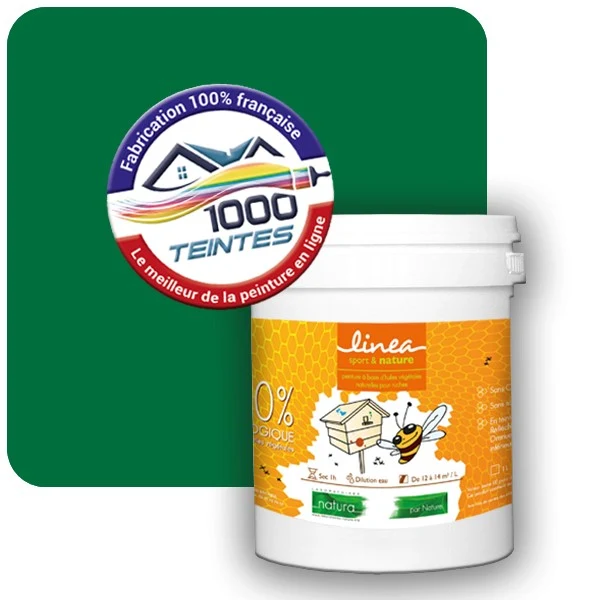 Peinture Natura Linéa® Vert Menthe (RAL Classic 6029) Ruche SATIN