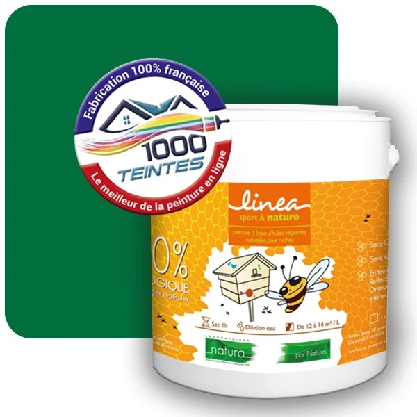 Peinture Natura Linéa® Vert Menthe (RAL Classic 6029) Ruche SATIN
