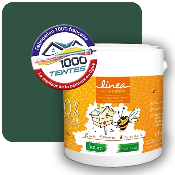 Peinture Natura Linéa® Vert Pin (RAL Classic 6028) Ruche SATIN