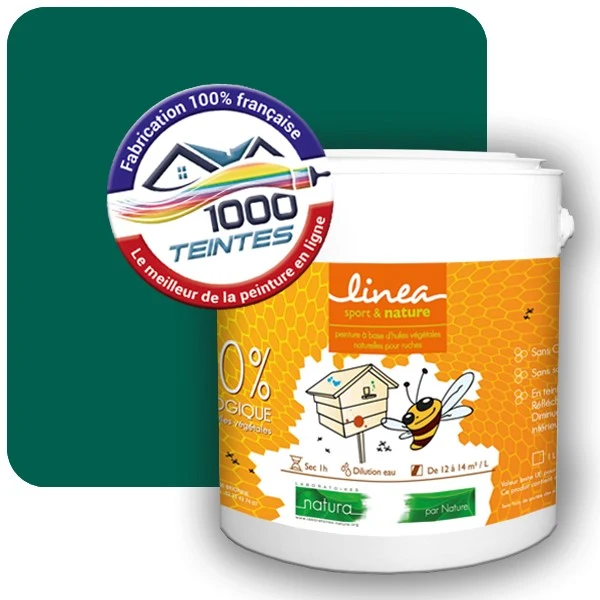 Peinture Natura Linéa® Vert Opale (RAL Classic 6026) Ruche SATIN