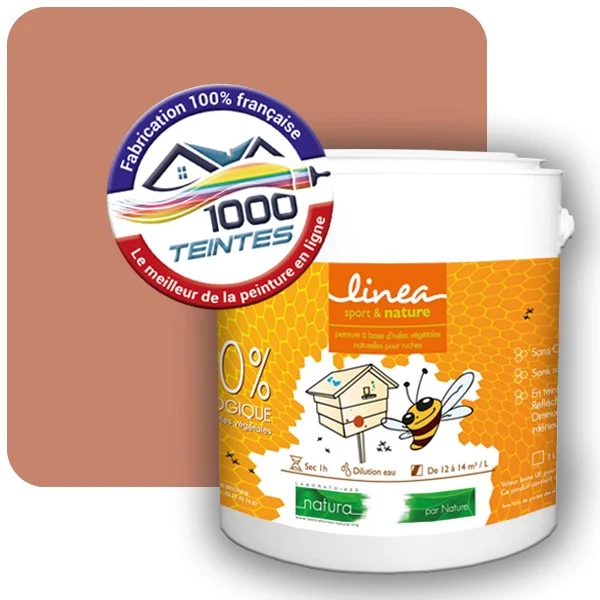 Peinture Natura Linéa® Rouge Beige (RAL Classic 3012) Ruche SATIN