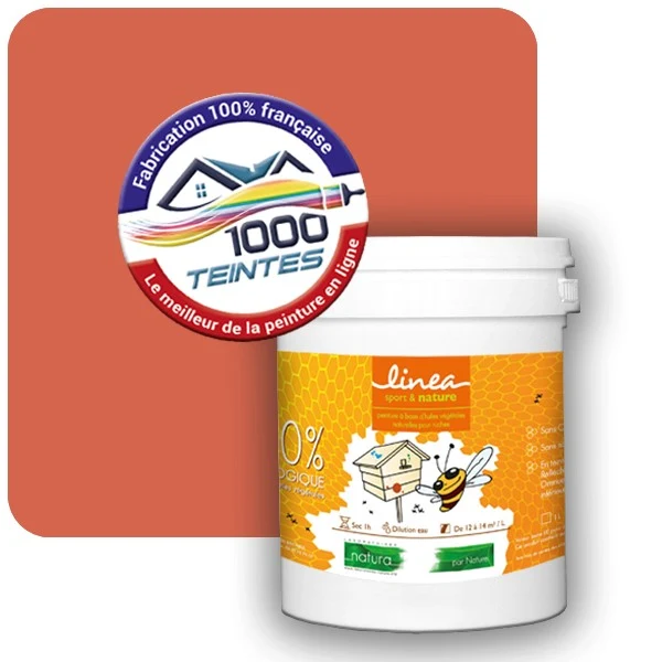 Peinture Natura Linéa® Orangé Saumon (RAL Classic 2012) Ruche SATIN