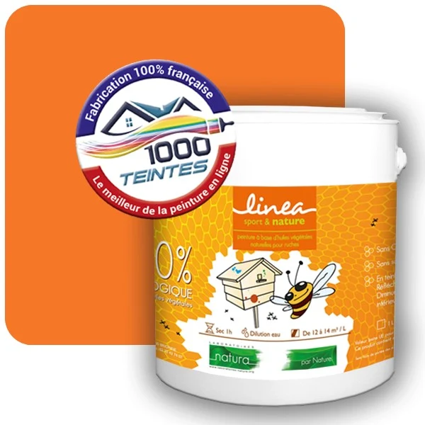 Peinture Natura Linéa® Orangé Pastel (RAL Classic 2003) Ruche SATIN