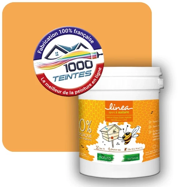 Peinture Natura Linéa® Jaune Safran (RAL Classic 1017) Ruche SATIN
