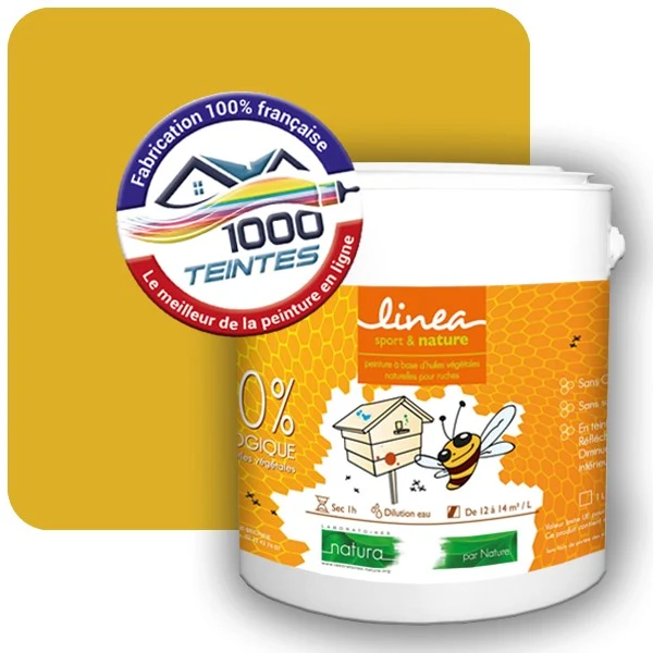 Peinture Natura Linéa® Jaune Citron (RAL Classic 1012) Ruche SATIN