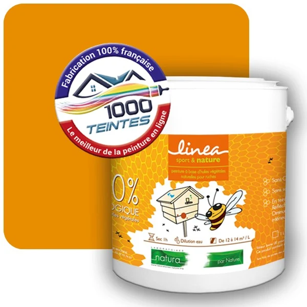 Peinture Natura Linéa® Jaune Narcisse (RAL Classic 1007) Ruche SATIN