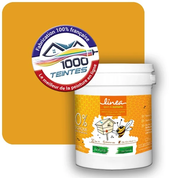 Peinture Natura Linéa® Jaune Or (RAL Classic 1004) Ruche SATIN