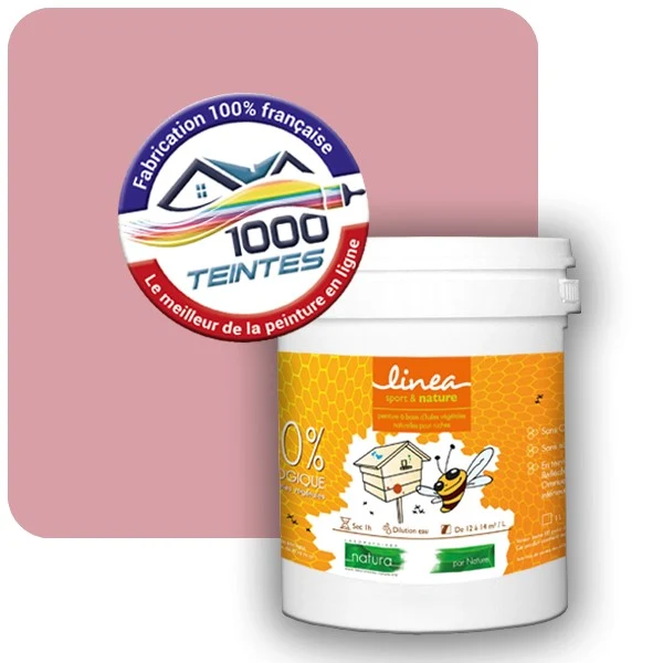 Peinture Natura Linéa® Rose Clair (RAL Classic 3015) Ruche SATIN