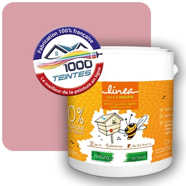 Peinture Natura Linéa® Rose Clair (RAL Classic 3015) Ruche SATIN