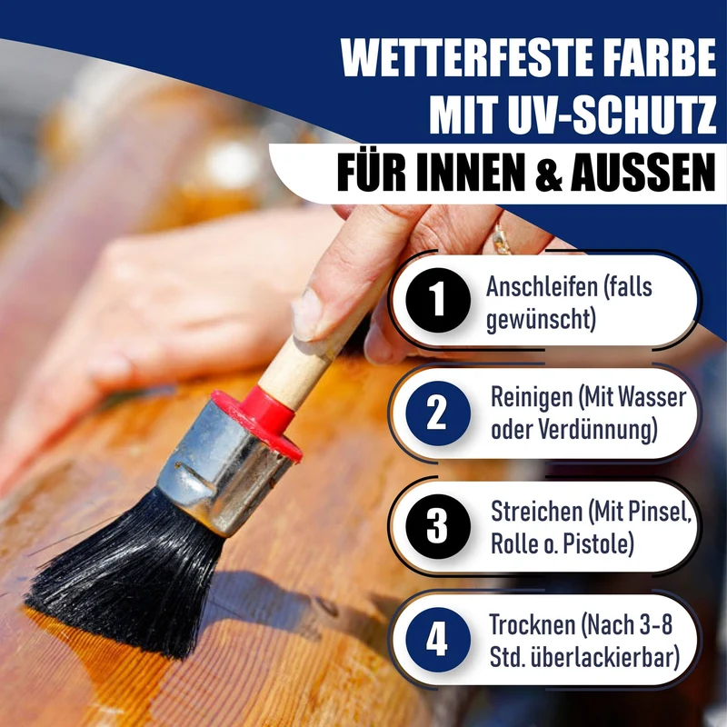 Bootslack Cremeweiß RAL 9001 - Hamburger Lack-Profi