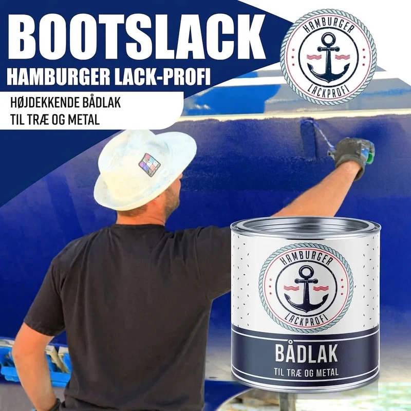 Bootslack Wasserblau RAL 5021 - Hamburger Lack-Profi