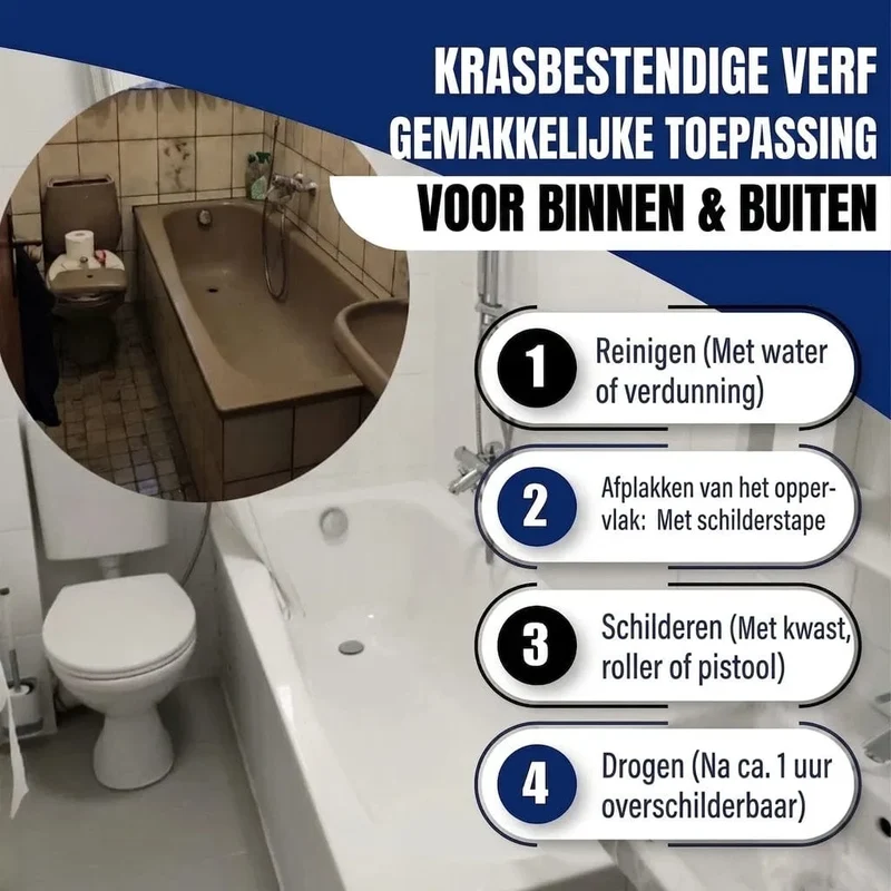 2K Badewannenlack Beigebraun RAL 8024 - Glänzend / Seidenmatt / Matt - Hamburger Lack-Profi