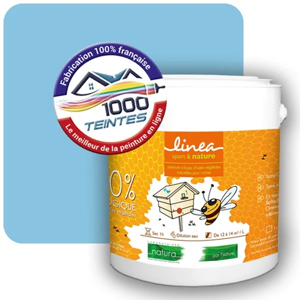 Peinture Natura Linéa® Les Bleus (Mille Teintes E14-8) Ruche SATIN