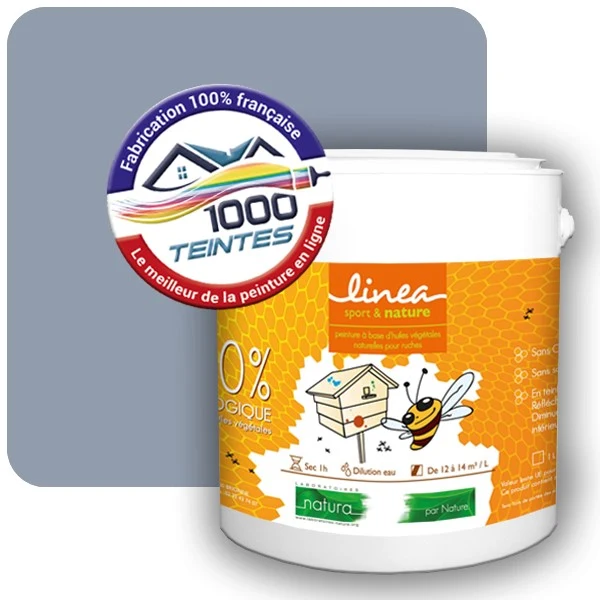 Peinture Natura Linéa® Les Bleus (Mille Teintes E14-58) Ruche SATIN