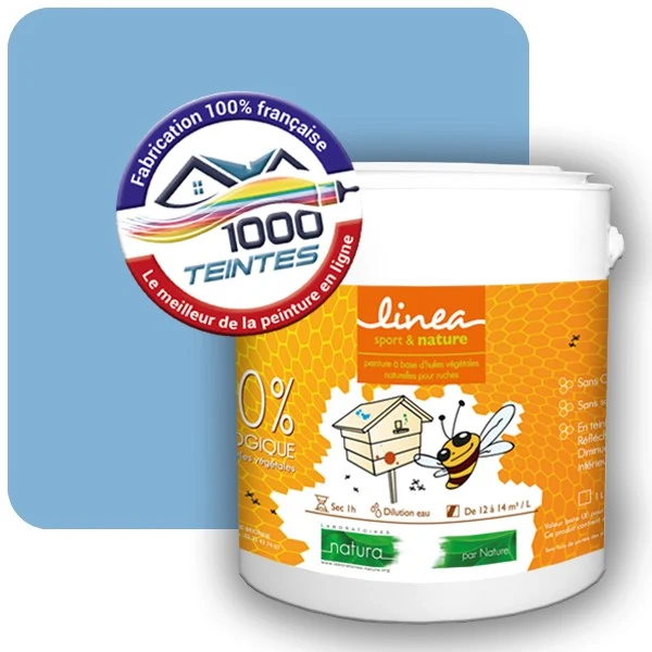 Peinture Natura Linéa® Les Bleus (Mille Teintes E14-48) Ruche SATIN