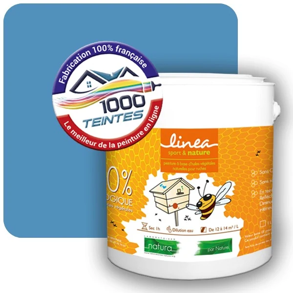 Peinture Natura Linéa® Les Bleus (Mille Teintes E14-29) Ruche SATIN