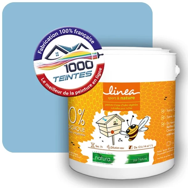 Peinture Natura Linéa® Les Bleus (Mille Teintes E14-28) Ruche SATIN