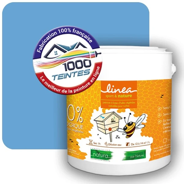 Peinture Natura Linéa® Les Bleus (Mille Teintes E14-23) Ruche SATIN