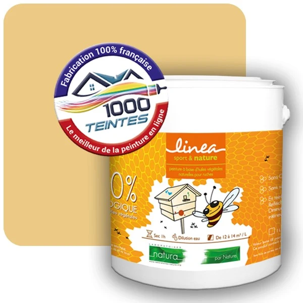 Peinture Natura Linéa® Les Jaunes (Mille Teintes E6-8) Ruche SATIN