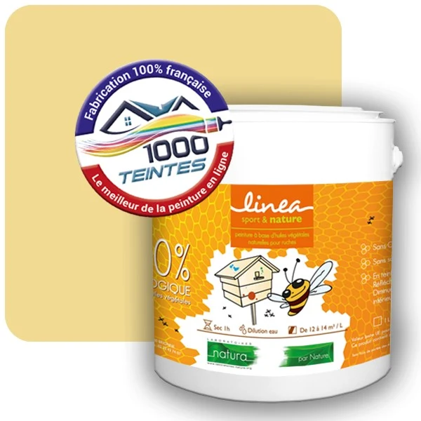 Peinture Natura Linéa® Les Jaunes (Mille Teintes E6-22) Ruche SATIN