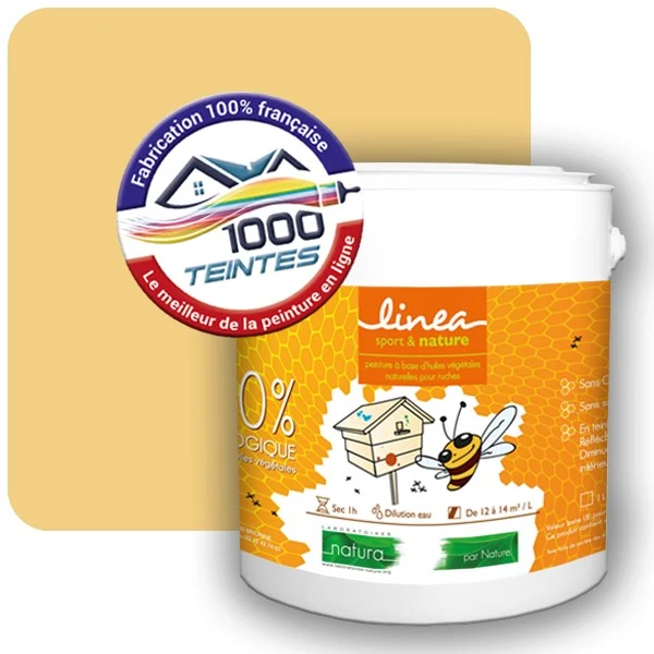 Peinture Natura Linéa® Les Jaunes (Mille Teintes E6-2) Ruche SATIN