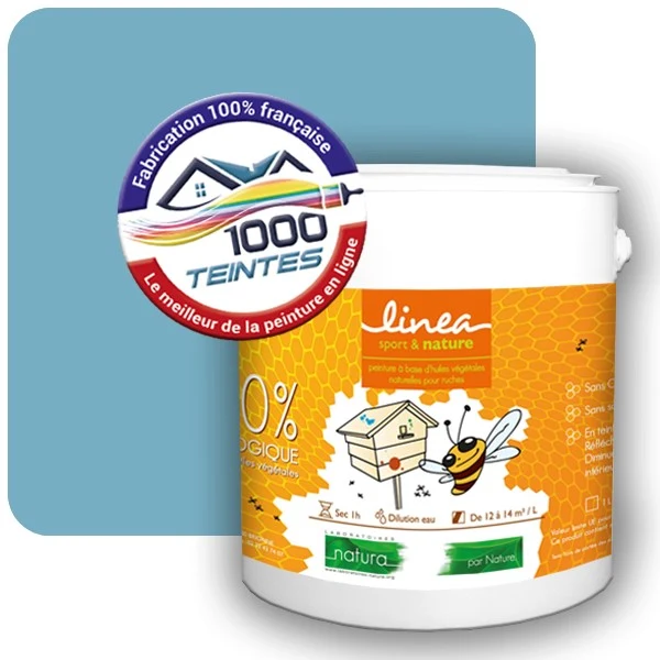 Peinture Natura Linéa® Les Bleus (Mille Teintes E13-48) Ruche SATIN