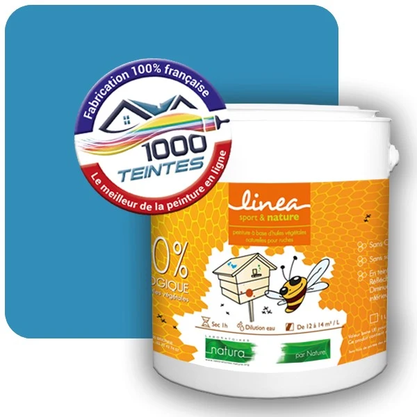 Peinture Natura Linéa® Les Bleus (Mille Teintes E13-44) Ruche SATIN
