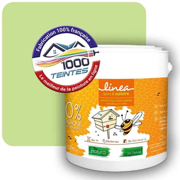 Peinture Natura Linéa® Les Verts (Mille Teintes E10-2) Ruche SATIN
