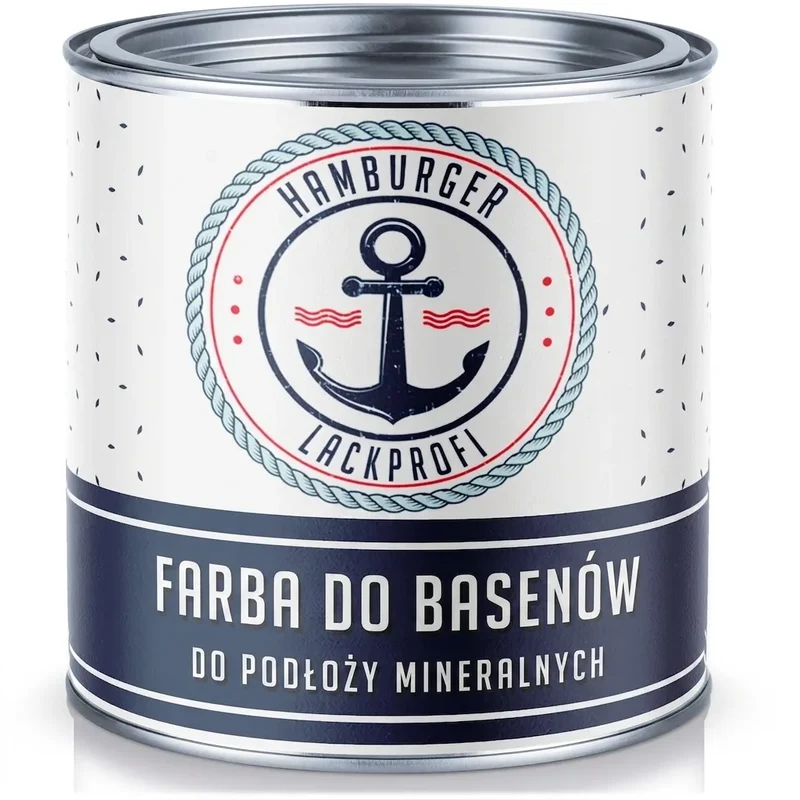Schwimmbeckenfarbe Telegrau 4 RAL 7047 - hochdeckende Poolfarbe - Hamburger Lack-Profi