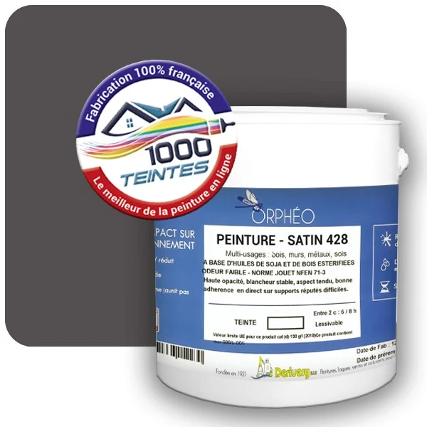 Peinture Anticorrosion Natura Orphéo® Les Bruns pleins (Mille Teintes E25-45) Intérieur/Extérieur SATIN