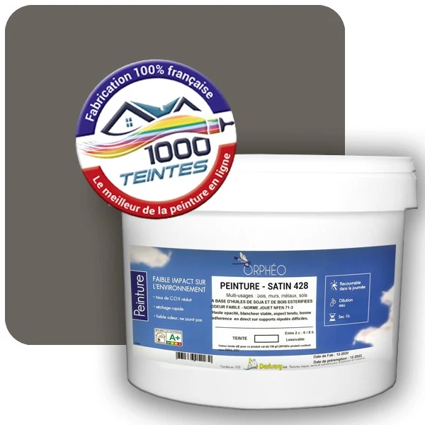 Peinture Anticorrosion Natura Orphéo® Les Bruns pleins (Mille Teintes E25-41) Intérieur/Extérieur SATIN