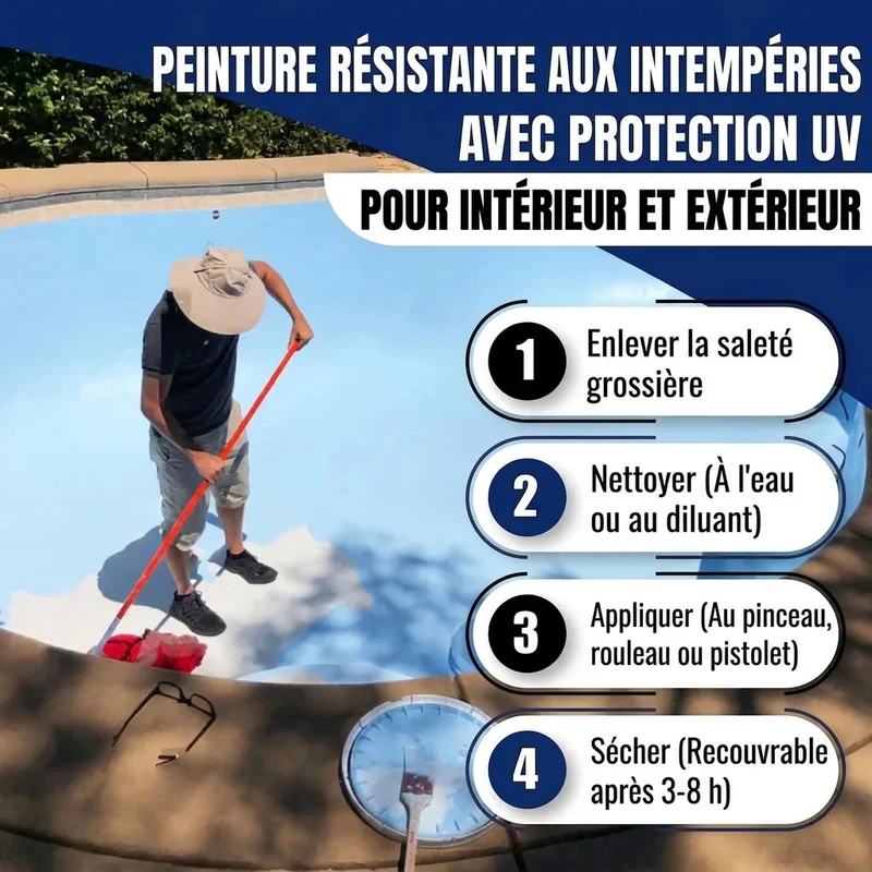 Schwimmbeckenfarbe Khakigrau RAL 7008 - hochdeckende Poolfarbe - Hamburger Lack-Profi