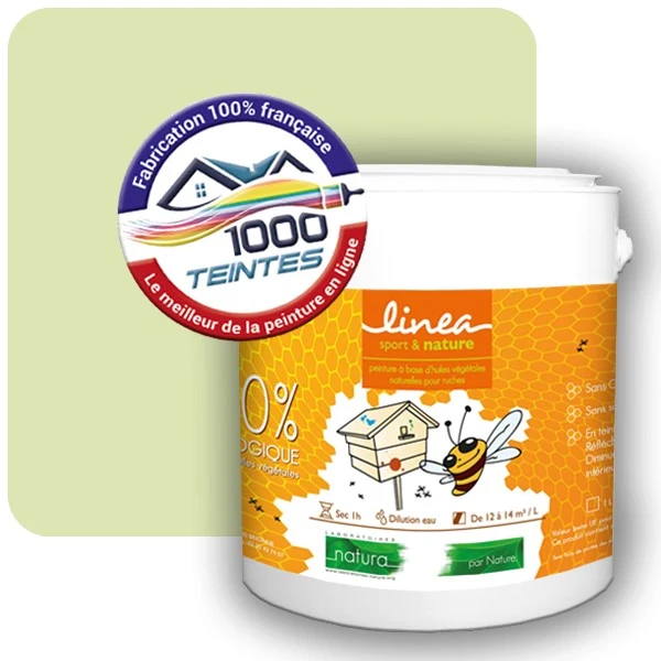 Peinture Natura Linéa® Les Verts (Mille Teintes E10-1) Ruche SATIN